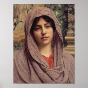 Poster Lycinna John William Godward CC0946 de carte