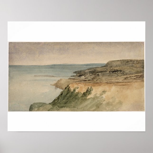 Poster Lyme Regis, Dorset, c.1797 (avec crayon sur tex) (Devant)