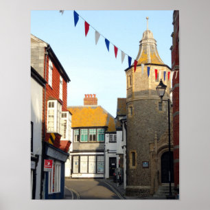 Poster LymeRegis, Dorset, Angleterre