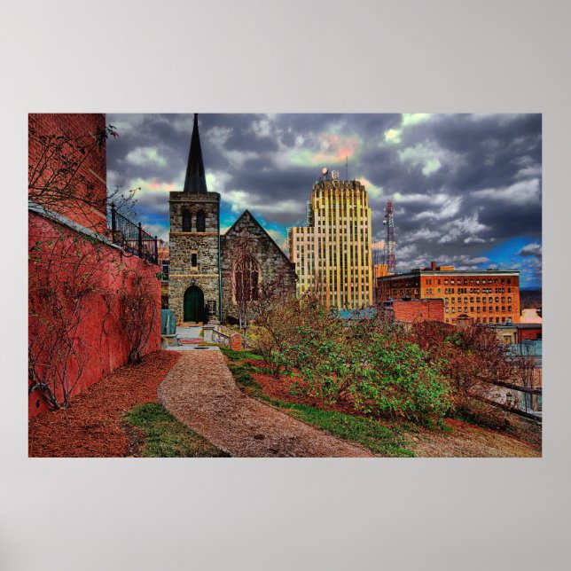 Poster lynchburg vue Allied Arts (Devant)