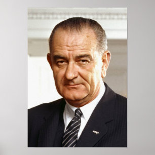Poster Lyndon B. Johnson 36e président
