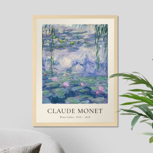Poster Lys d'eau Claude Monet