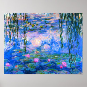 Poster Lys d'eau Claude Monet restaurés