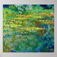 Lys d'eau - Le Bassin des Nympheas par Monet