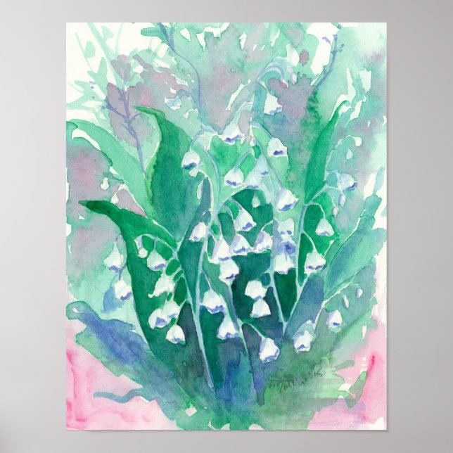 Poster Lys des fleurs de la Vallée (Devant)