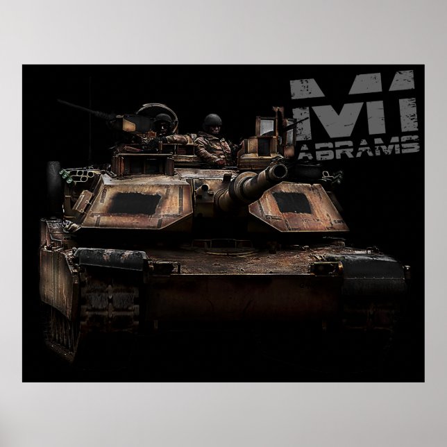 Poster M1 Abrams (Devant)