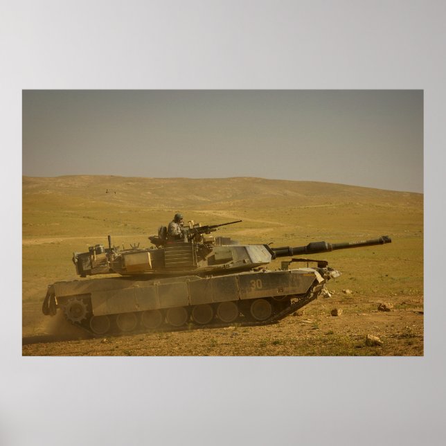 Poster M1 Abrams (Devant)