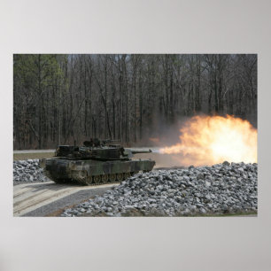 Poster M1A1 Abrams