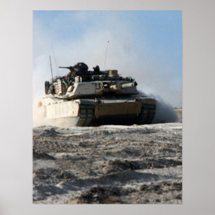 Poster M1A1 Abrams