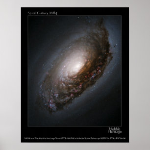 Poster M65 "Black Eye Galaxy"