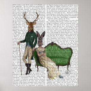 Poster M. Deer et Mme Rabbit
