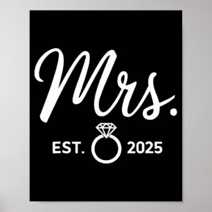 Poster M. Et Mme Fiançailles Tee - shirts Venaient De Mar