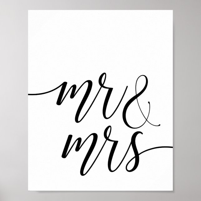 Poster M. Et Mme Mariage (Devant)