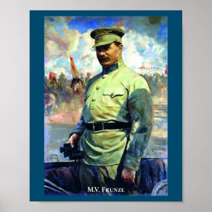 Poster M. Frunze - Officier de l'Armée soviétique, Fondat