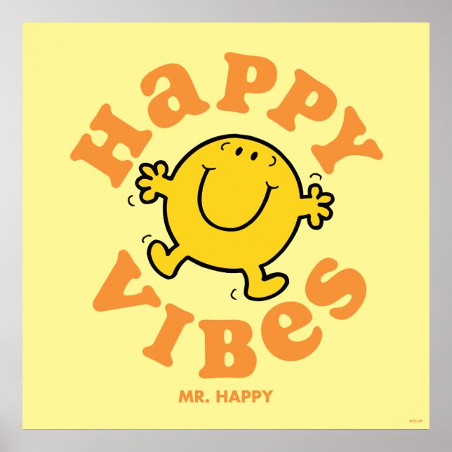 Poster M. Happy Vibes (Devant)