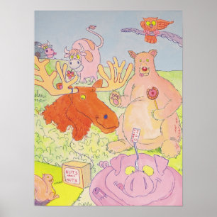 Poster M. Moose et ses amis (partie 1 d'un triptyque)