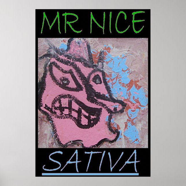 POSTER M. NICE SATIVA (Devant)