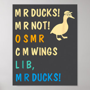 Poster M R Canards M R Pas O S M R Cm Wangs Lib M R Canar