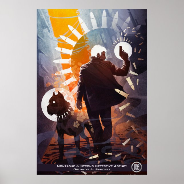 Poster M&S Simon & Peaches - Art de Galen Dara (Devant)