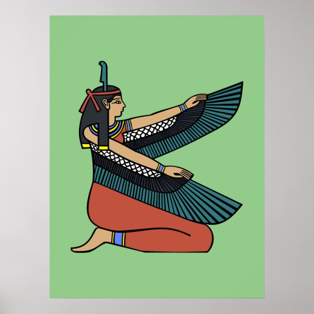 Poster Ma’at (déesse égyptienne) (Devant)