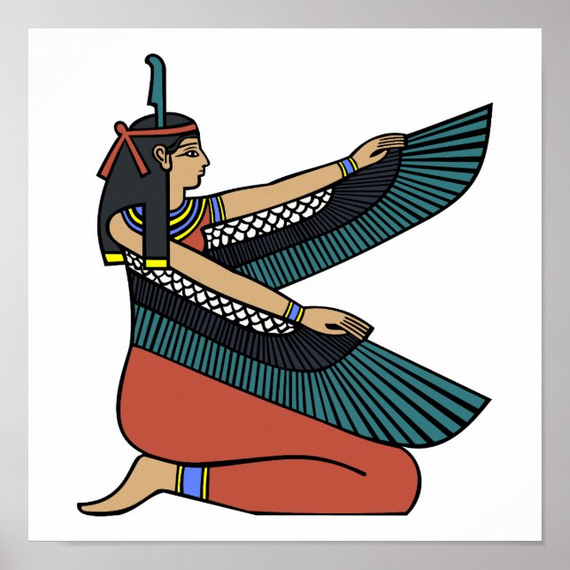 Poster Ma’at (déesse égyptienne) (Devant)