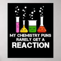 Ma Chimie Puns Rarement Obtenir Réaction Science P