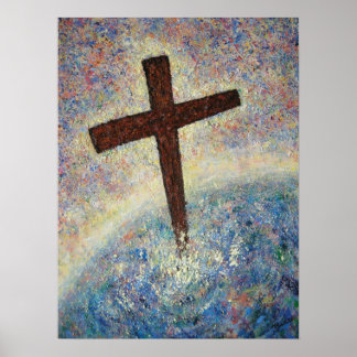 Poster Ma croix (peinture à l'huile originale)