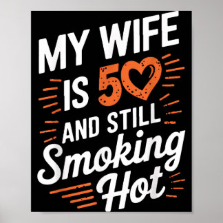Poster Ma femme 50 ans toujours torride Illustration