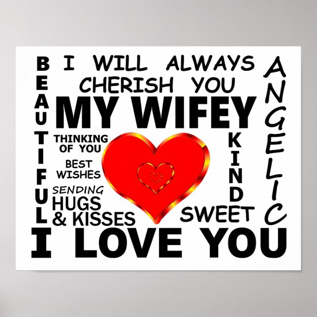 Poster Ma Femme Je T'Aime (Devant)