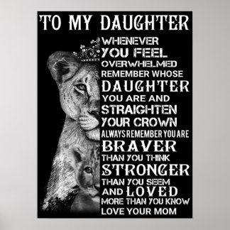 Poster Ma fille
