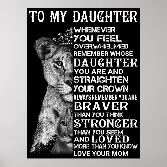 Poster Ma fille (Devant)