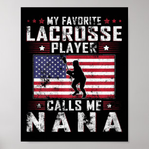 Poster Ma joueuse de crosse préférée m'appelle Nana M