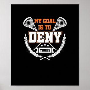 Poster Ma lacrosse de but