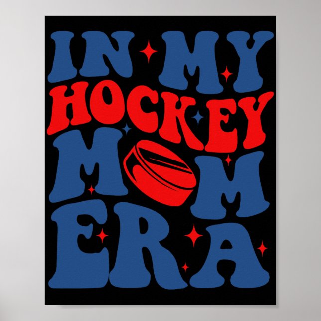 Poster Ma maman de hockey Era Super de hockey sur glace M (Devant)