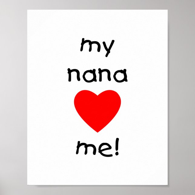 Poster ma nana m'aime (Devant)