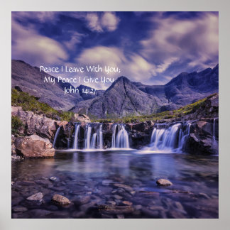 Poster Ma Paix Je Vous Donne Jean 14:27 Prophète annoté