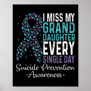 Poster Ma Petite-Fille me manque chaque jour P Suicide