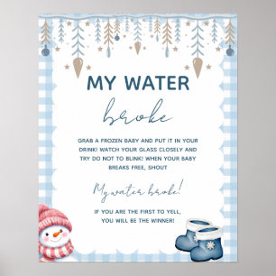 Poster Ma poche des eaux s'est rompue panneau de jeu pour