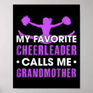 Poster Ma pom-pom girl préférée m'appelle grand-mère Chee