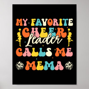 Poster Ma pom-pom girl préférée m'appelle Mema Cheerleadi