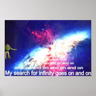 Poster Ma recherche de l'infini continue encore et encore