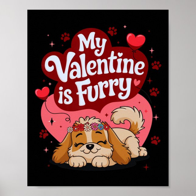 Poster Ma Saint-Valentin est une déclaration d'amour sur  (Devant)
