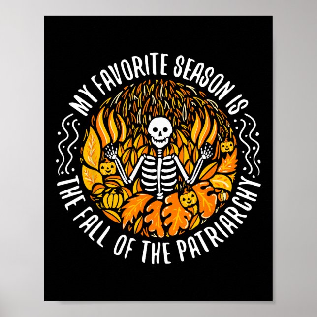 Poster Ma Saison Préférée Est La Chute De La Femme Patria (Devant)