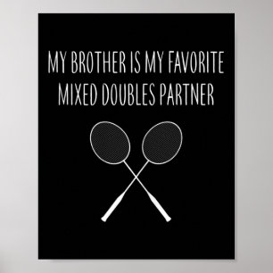 Poster Ma soeur est mon partenaire de double mixte préfér
