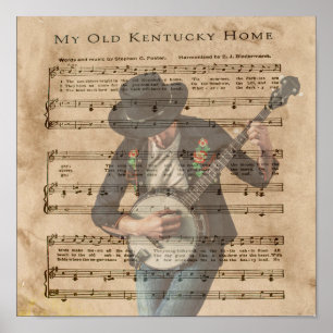 POSTER MA VIEILLE MAISON KENTUCKY