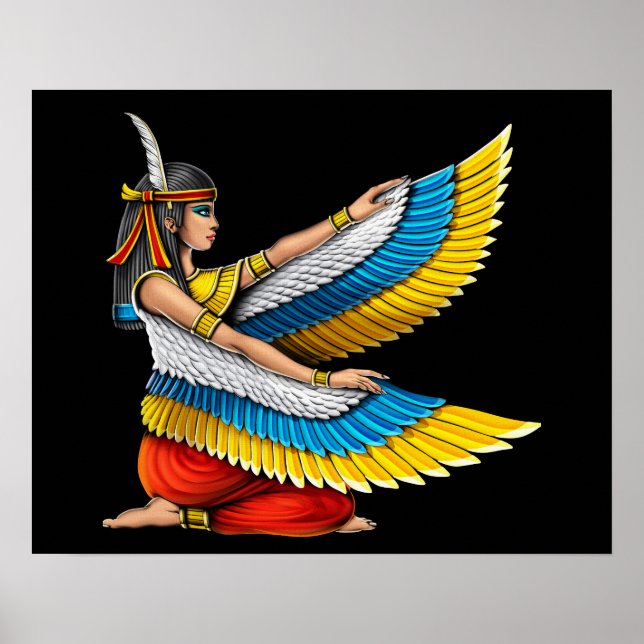 Poster Maat, déesse égyptienne (Devant)