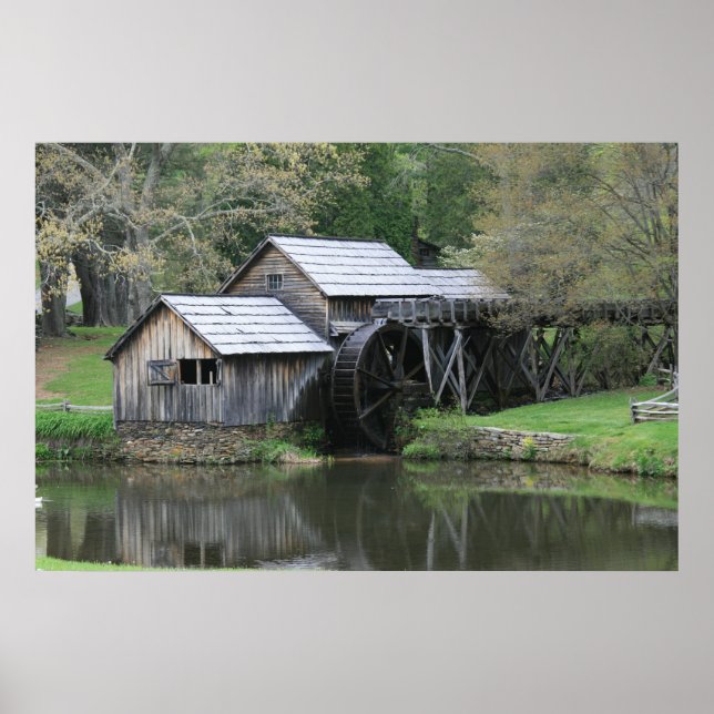 Poster Mabry Mill (Devant)