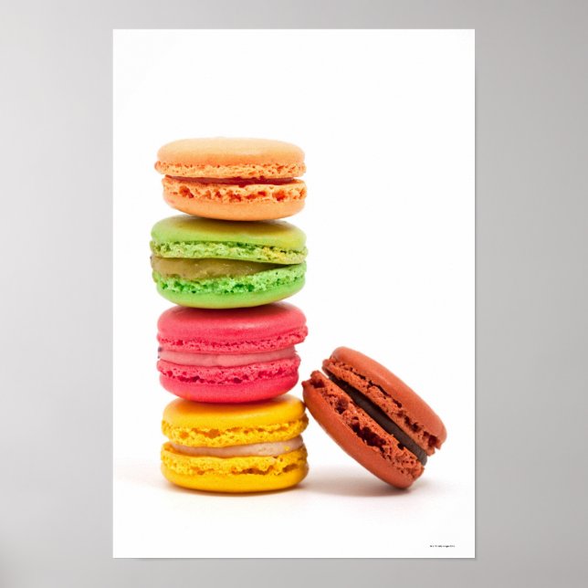 Poster Macarons français (Devant)