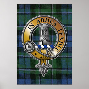 Poster MacCallum Tartan & Badge