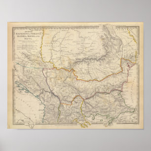 Poster Macédoine ancienne, Thracie, Illyrie